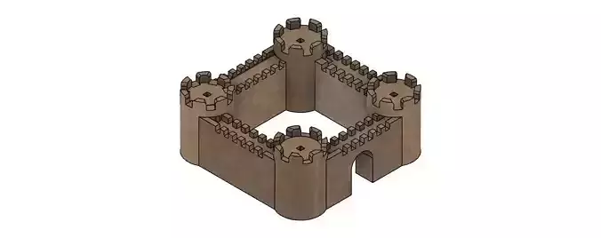 Kingdom wooden castle