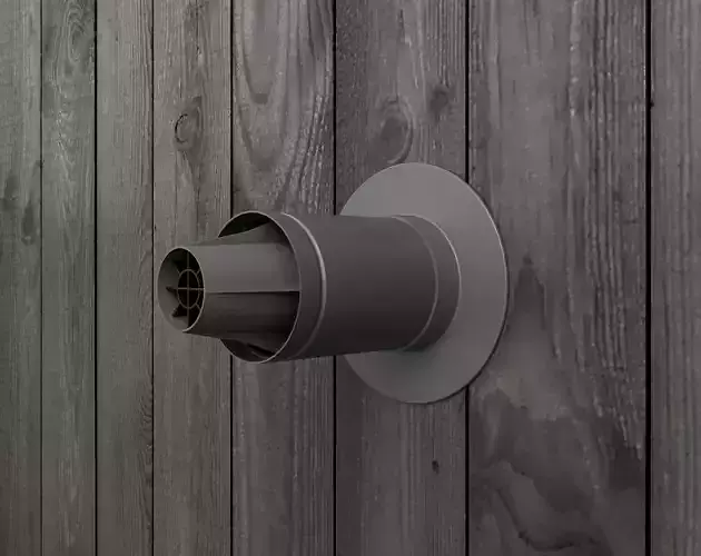 coaxial chimney for combi boiler Free 3D model