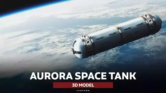 Avalanche Space Tank 3D Model 3D Model