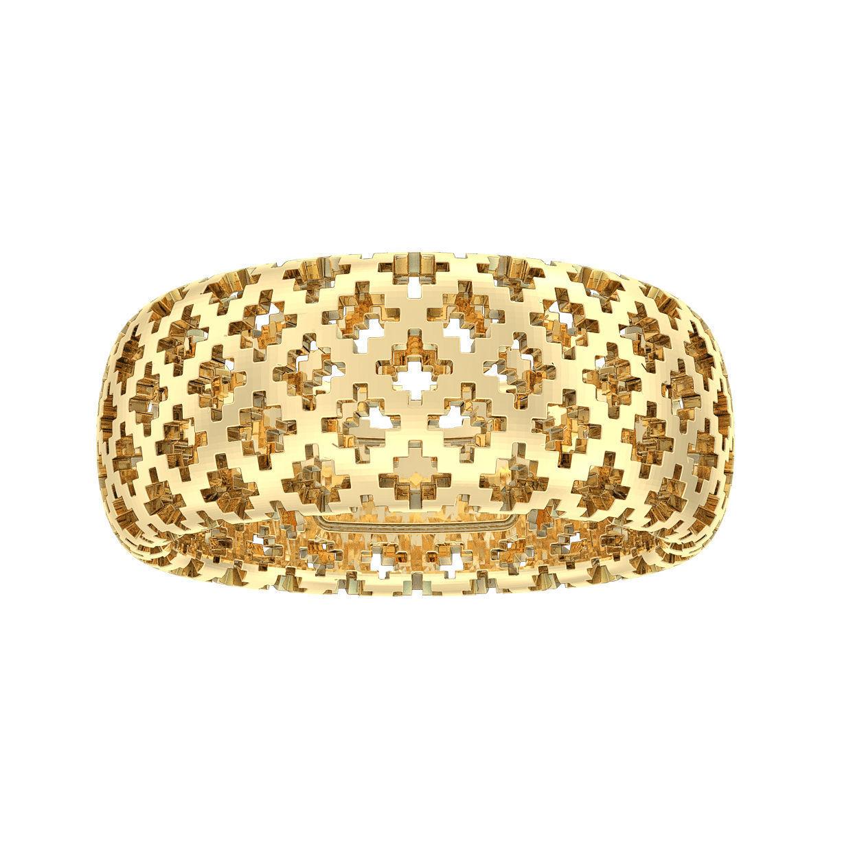 U013 Azure ring 3D print model_1