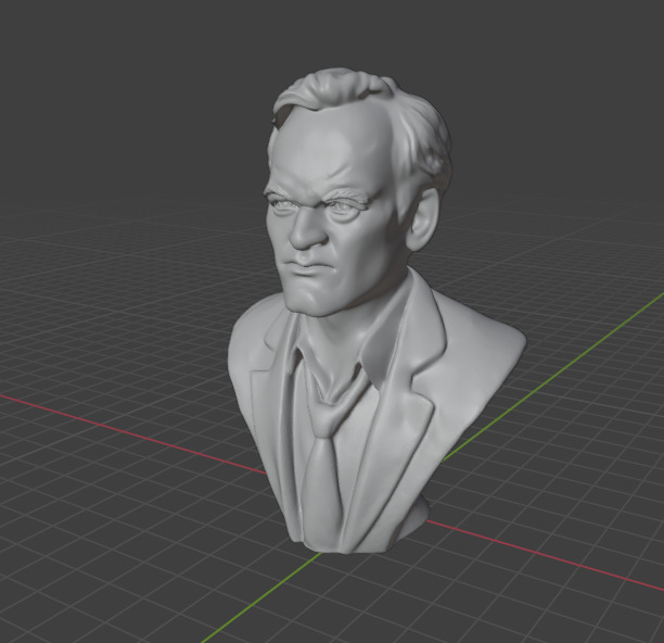 Quentin Tarantino 3D print model_5