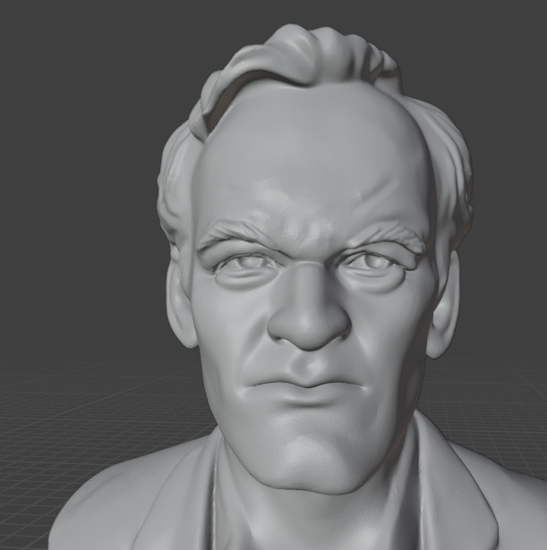 Quentin Tarantino 3D print model_10