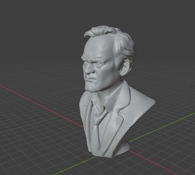 Quentin Tarantino 3D print model_2