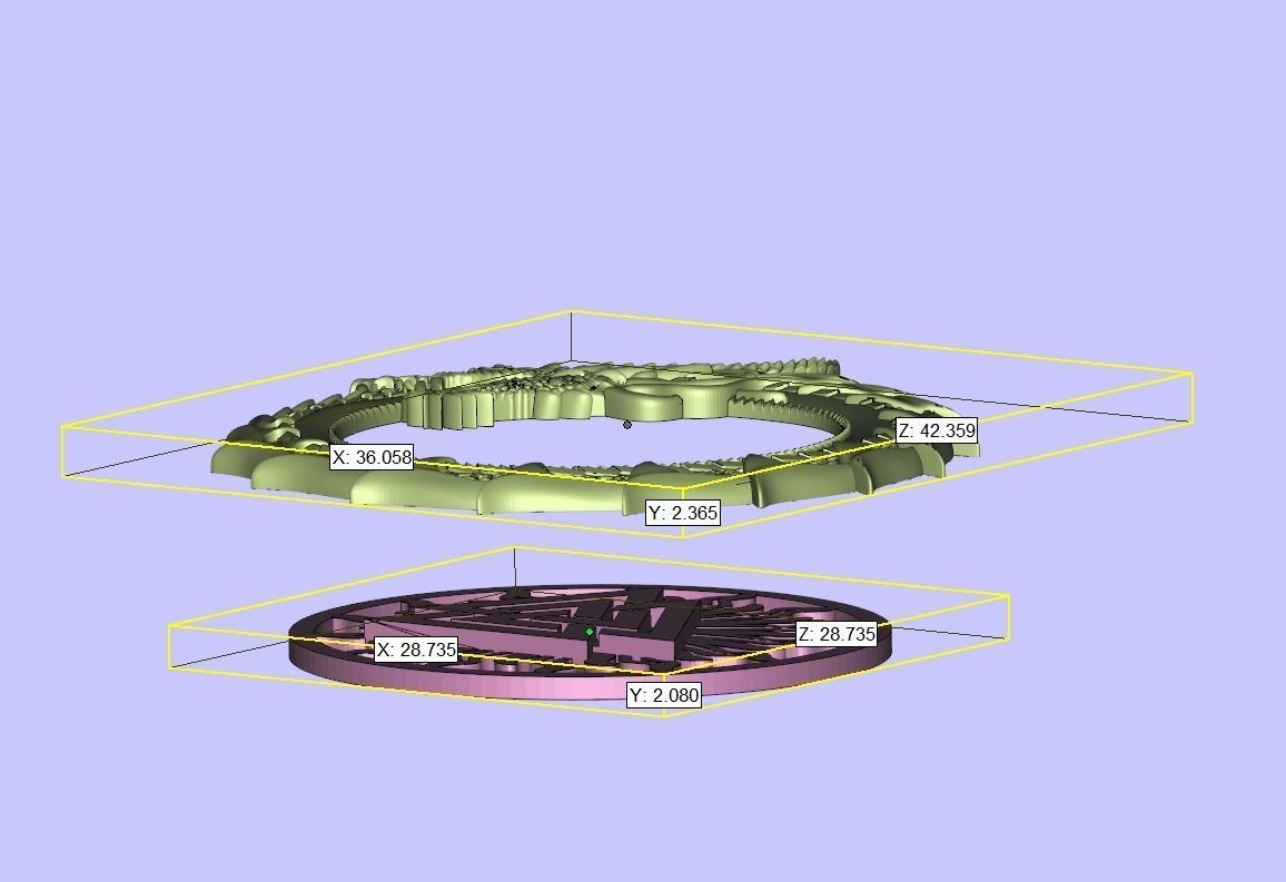 Uroboros viking dragon 3D print model_3