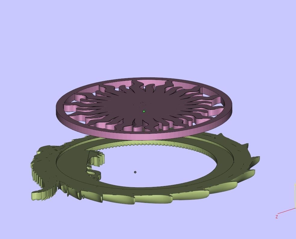 Uroboros viking dragon 3D print model_2