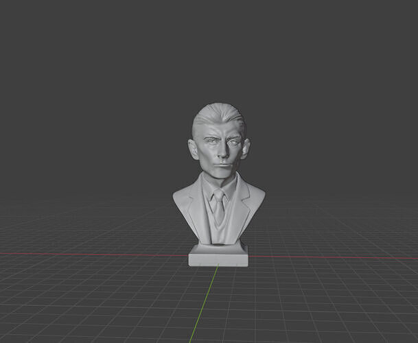 Franz Kafka  3D print model