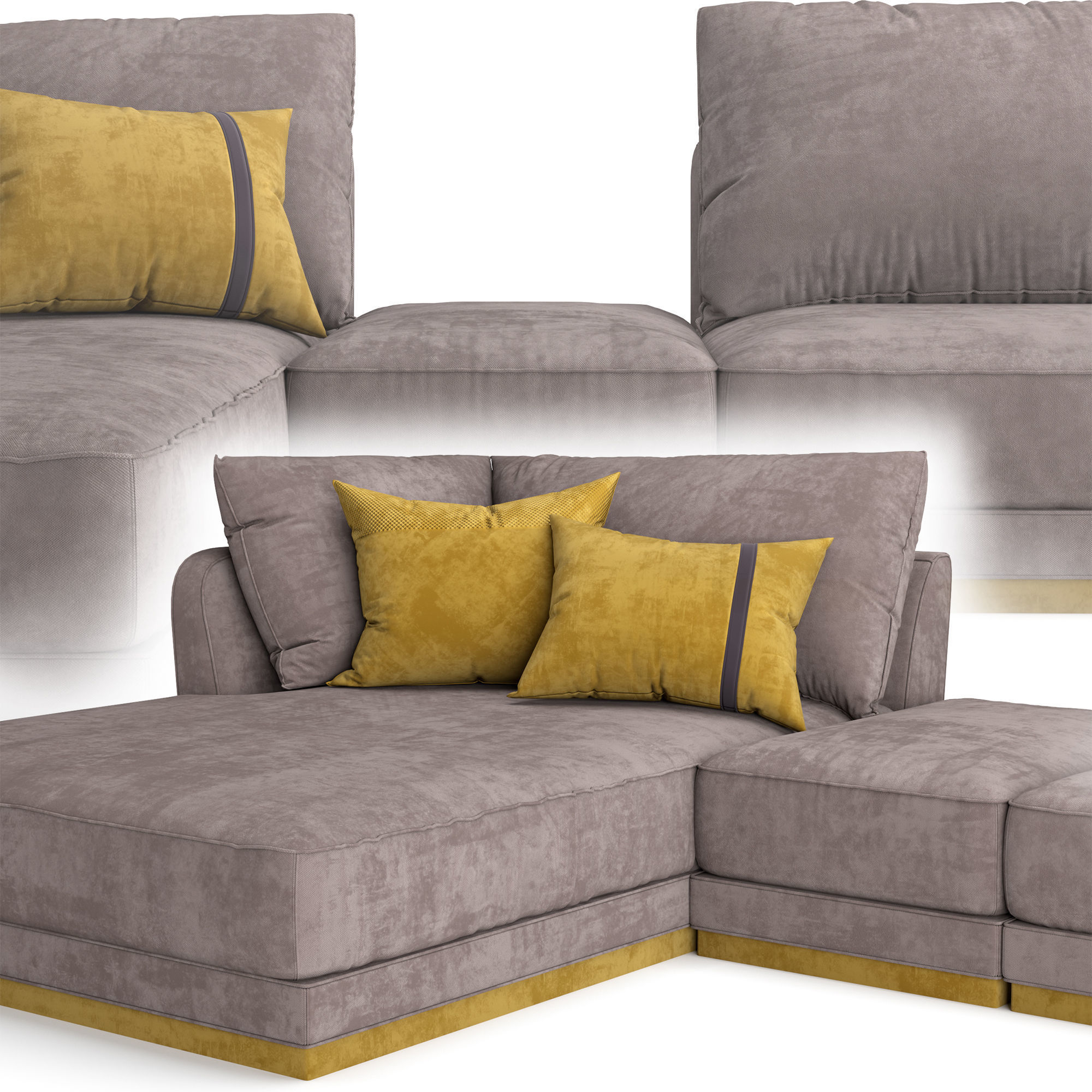 Sofa Ulivisalotti Dorian 3D model_2