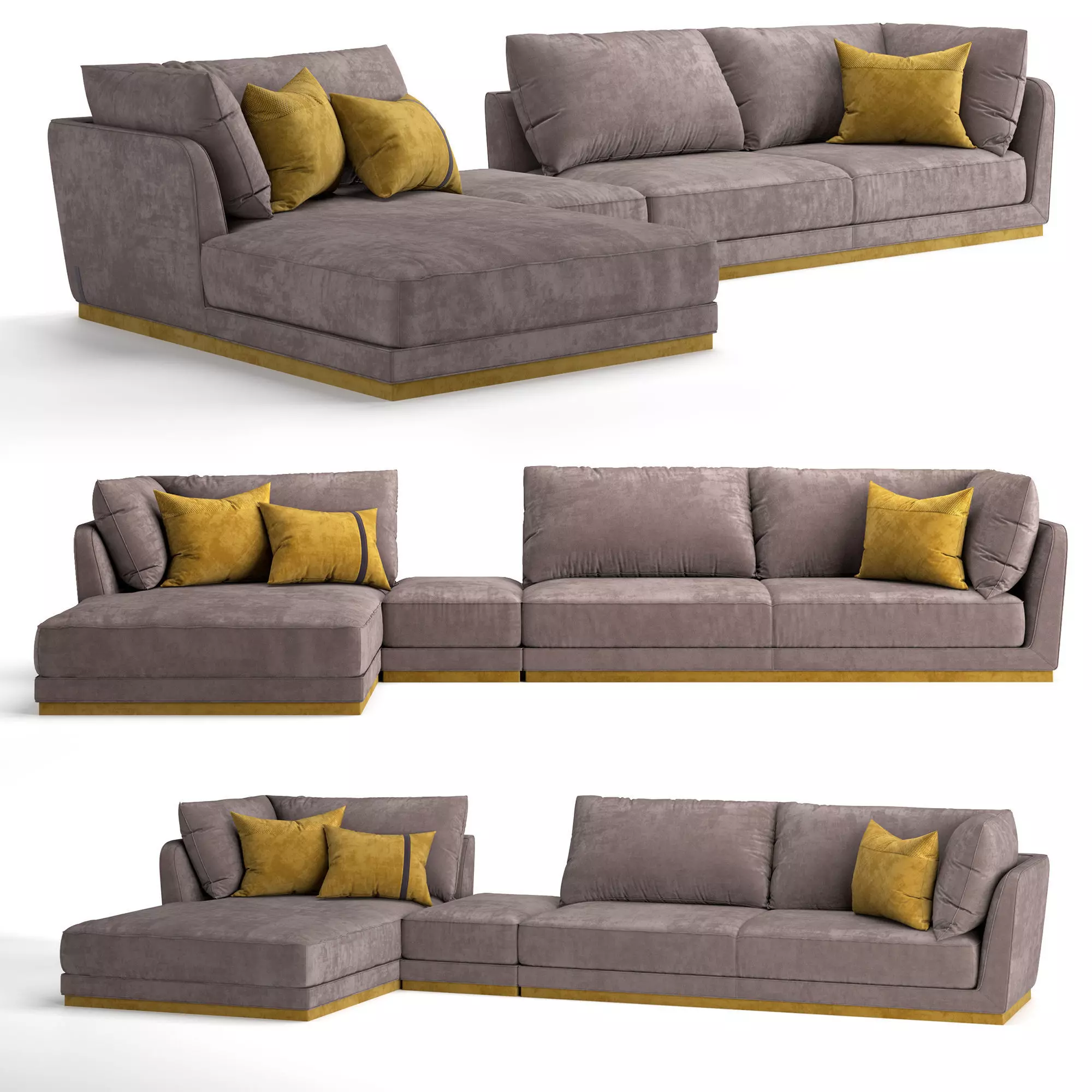 Sofa Ulivisalotti Dorian 3D model_0