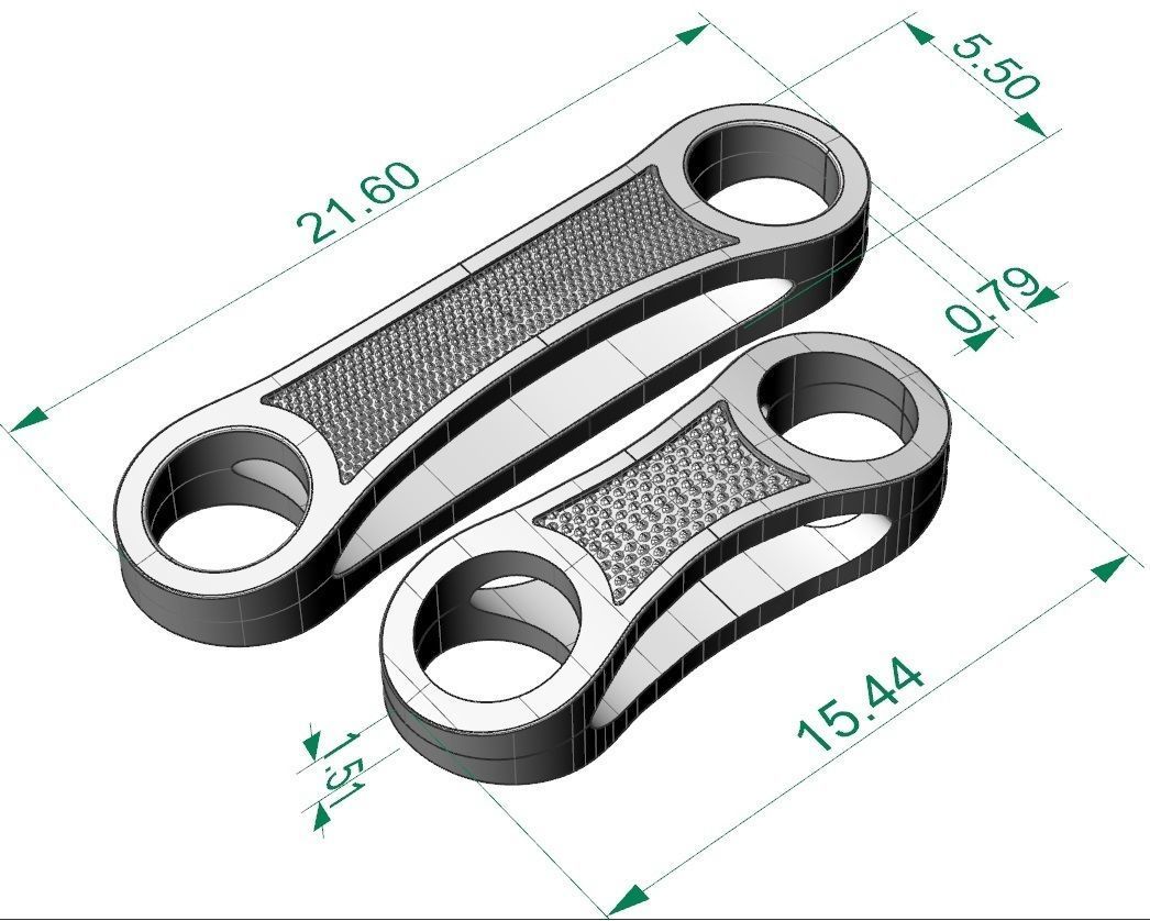 beautiful chain or bracelet  3D print model_9