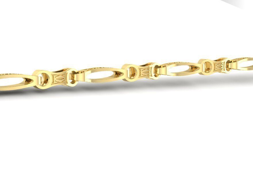beautiful chain or bracelet  3D print model_1