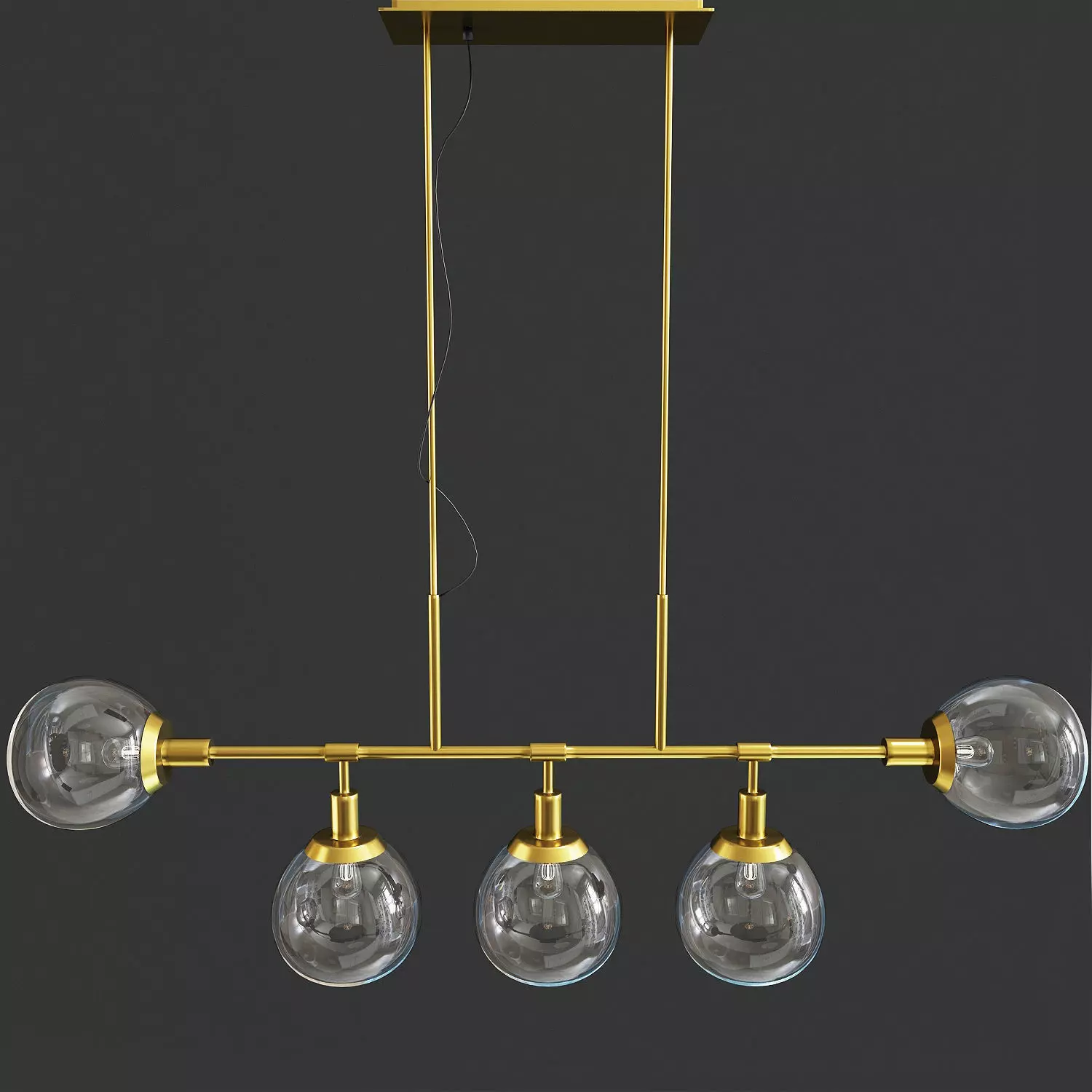 Eric Ceiling Chandelier 3D model_0