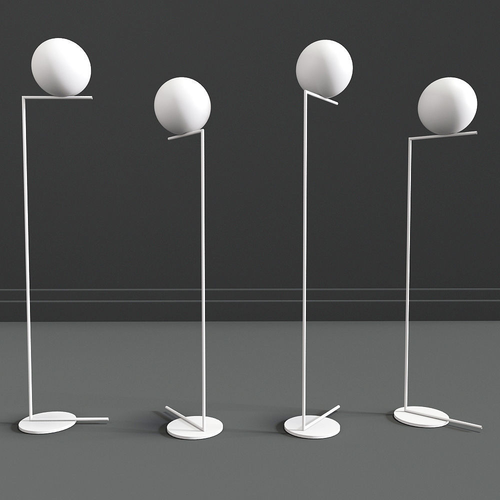 Flos Ic Floor Lamp 3D model_1