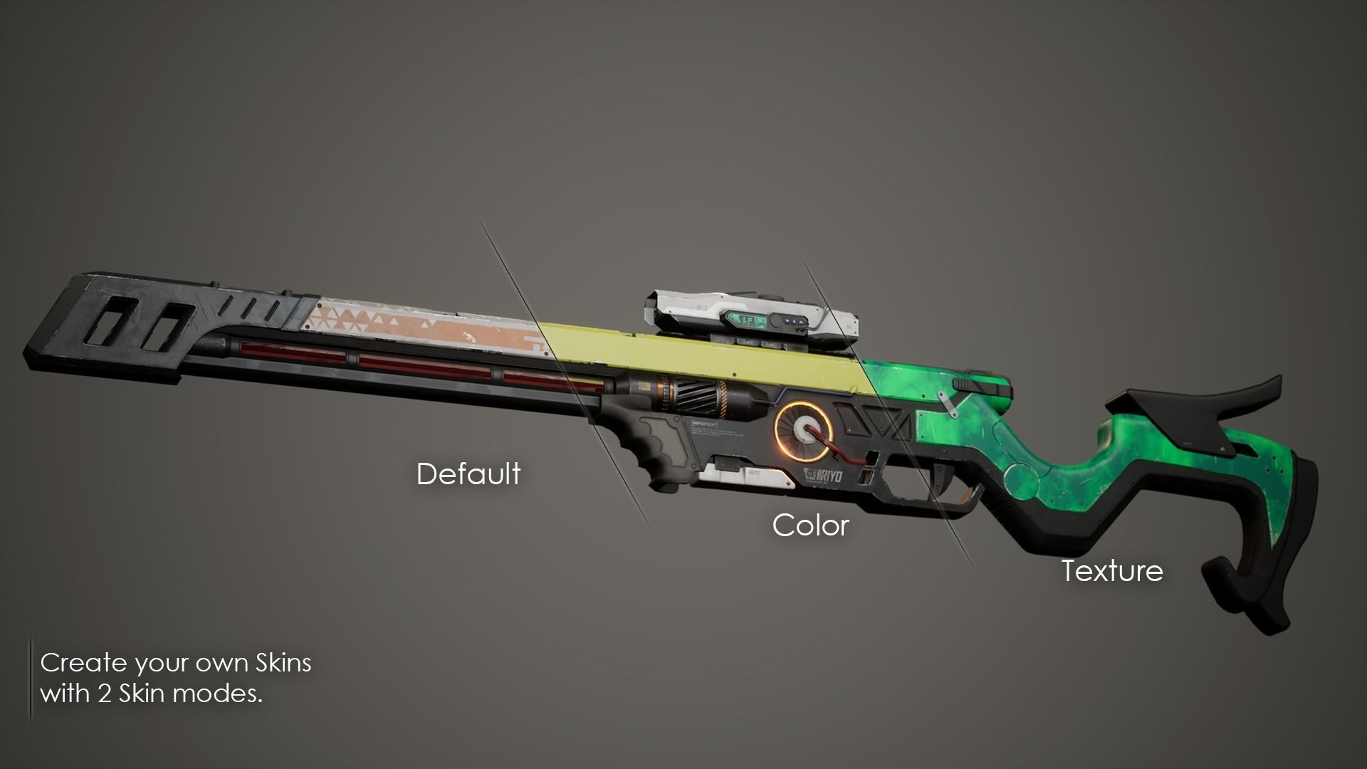 Sci-Fi Weapon Pack Mini Low-poly 3D model_2