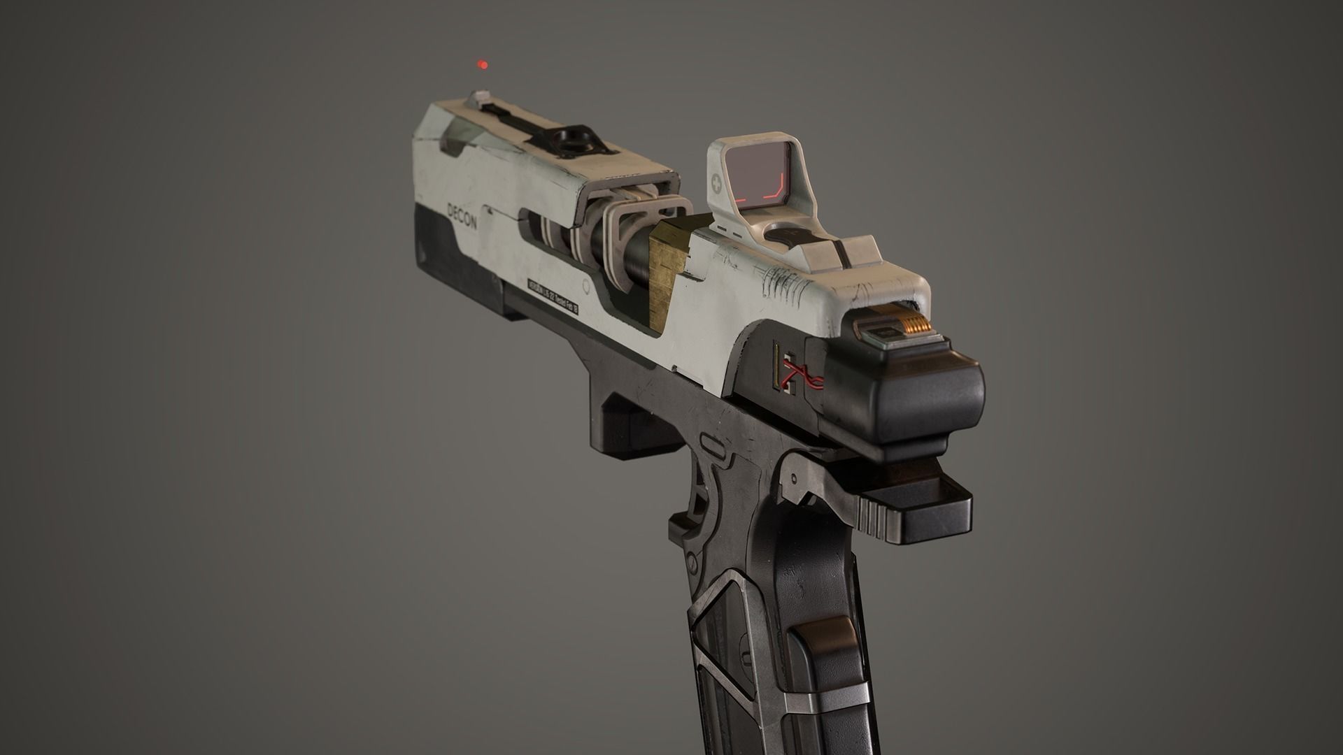 Sci-Fi Weapon Pack Mini Low-poly 3D model_3