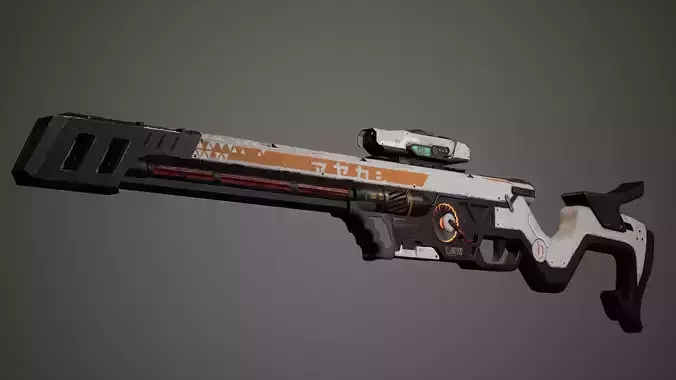Sci-Fi Weapon Pack Mini Low-poly 3D model