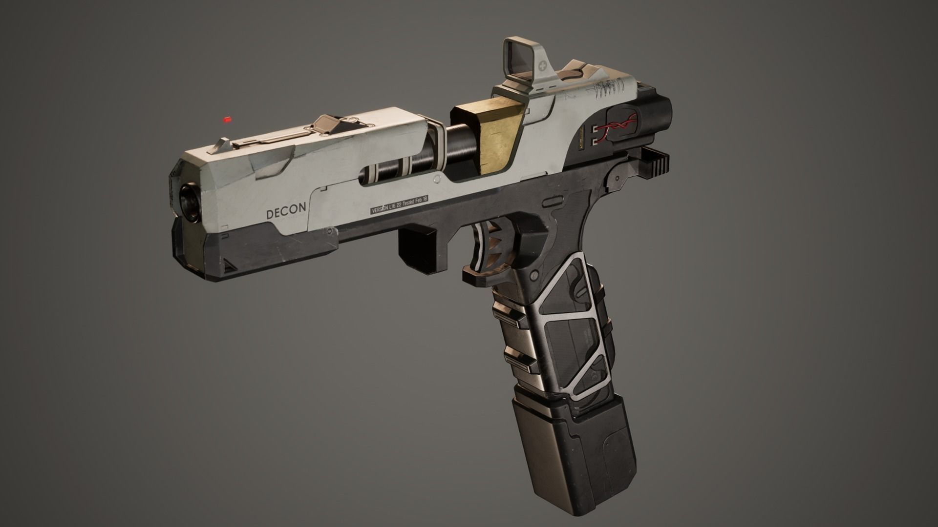 Sci-Fi Weapon Pack Mini Low-poly 3D model_1