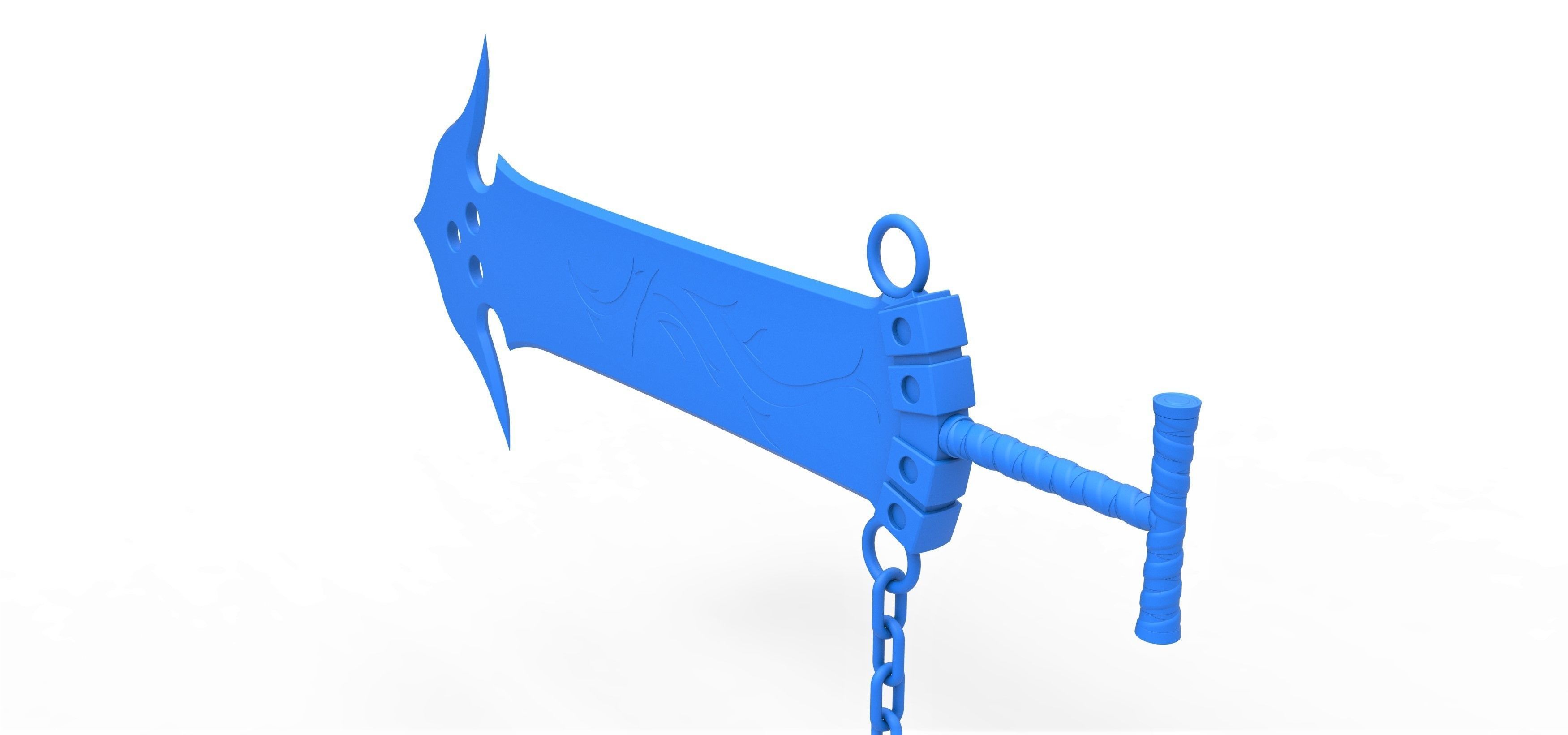 Sword of Jecht from the game Final Fantasy 10 3D print model_19