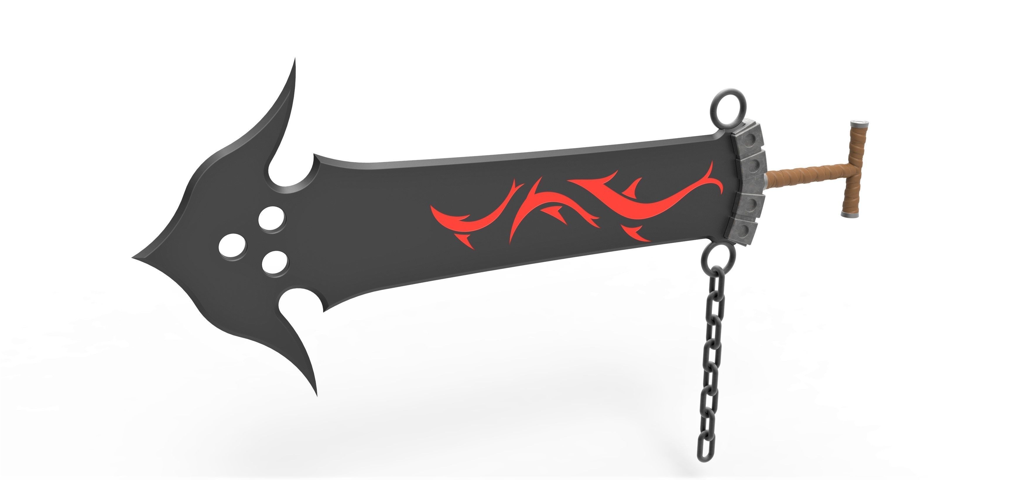 Sword of Jecht from the game Final Fantasy 10 3D print model_1