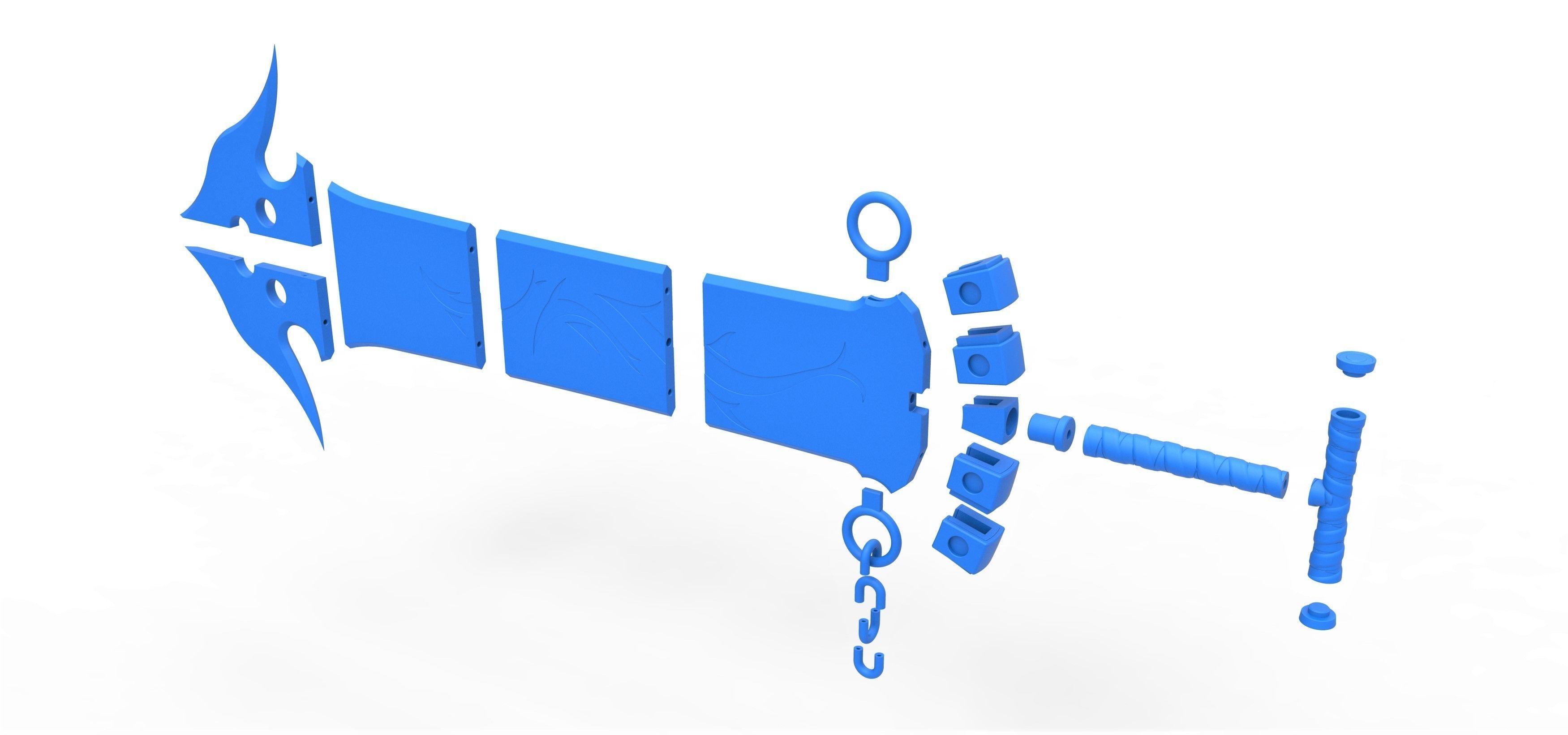 Sword of Jecht from the game Final Fantasy 10 3D print model_25