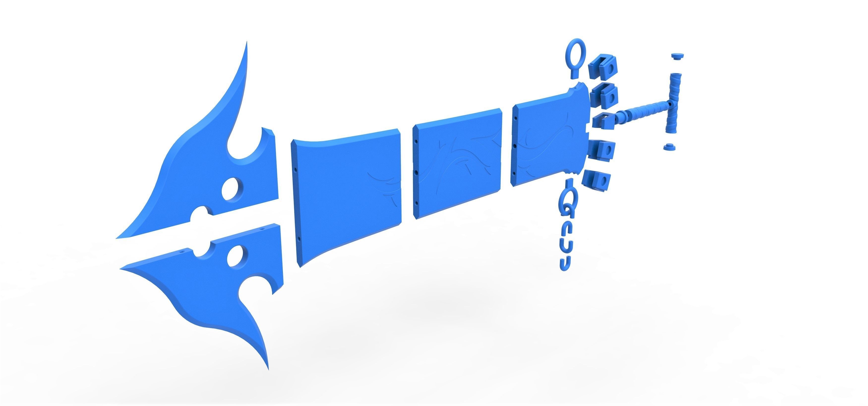 Sword of Jecht from the game Final Fantasy 10 3D print model_23