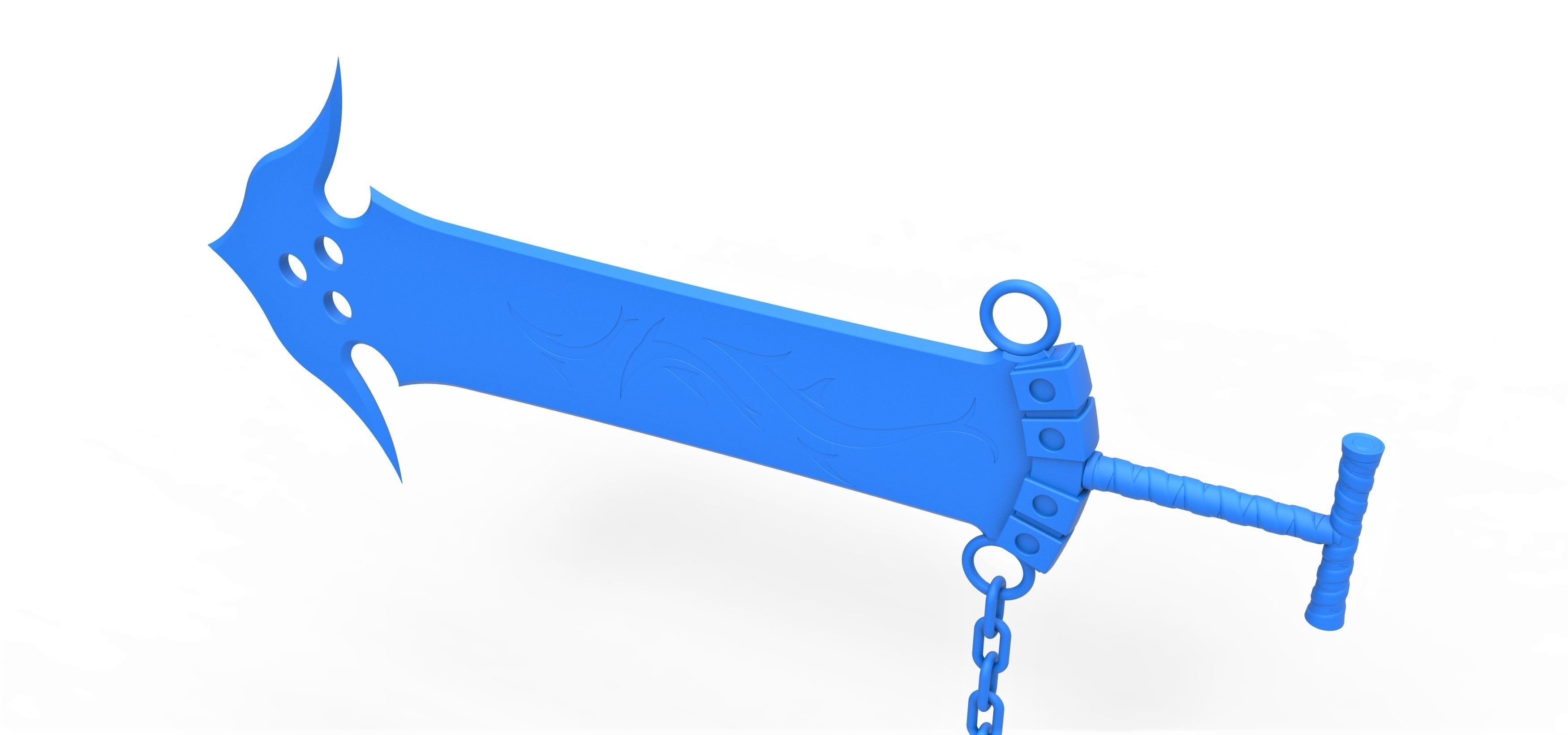 Sword of Jecht from the game Final Fantasy 10 3D print model_18