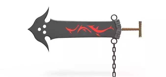 Sword of Jecht from the game Final Fantasy 10 3D print model
