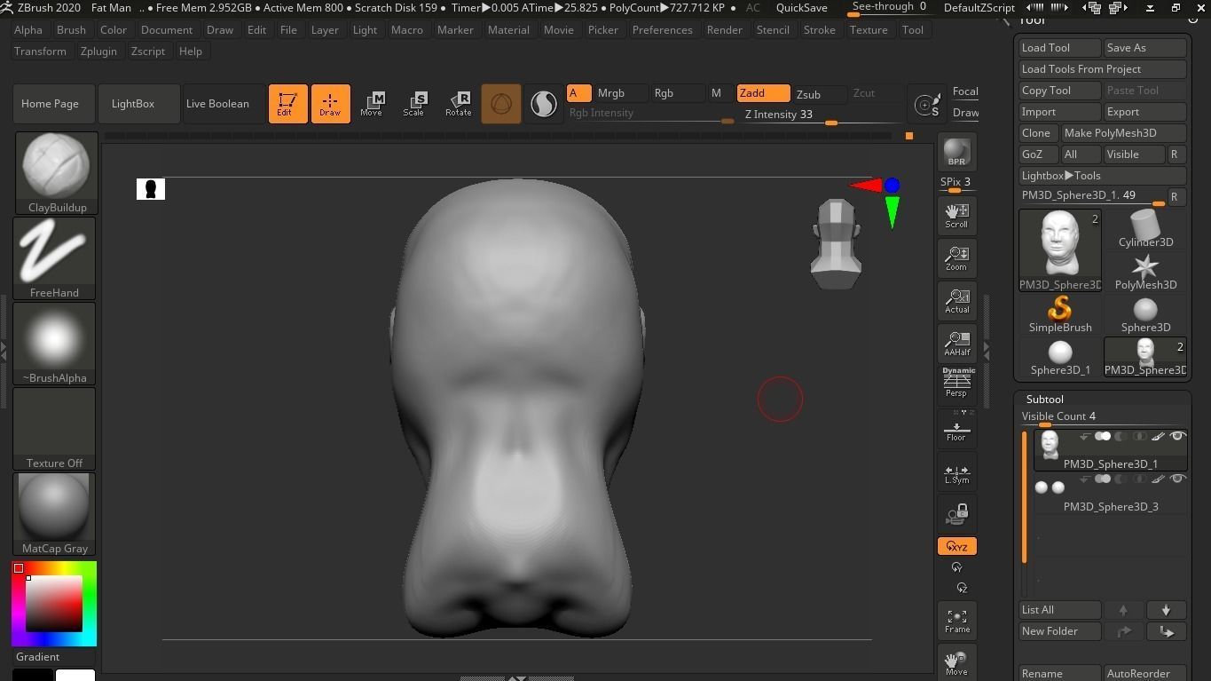 Fat Man Free 3D model_3