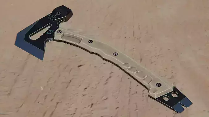Tactical axe game-ready model
