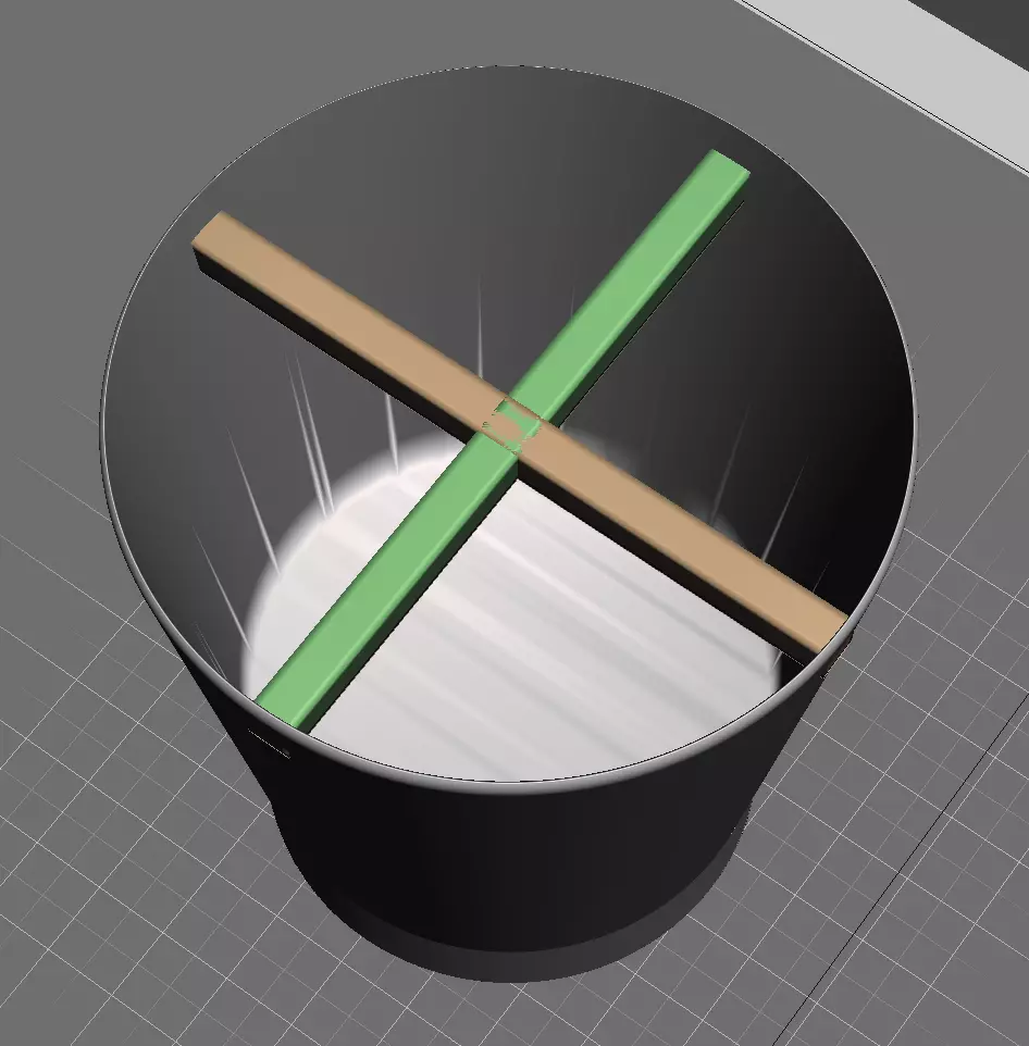Toothbrush cup 4 people 3D print model