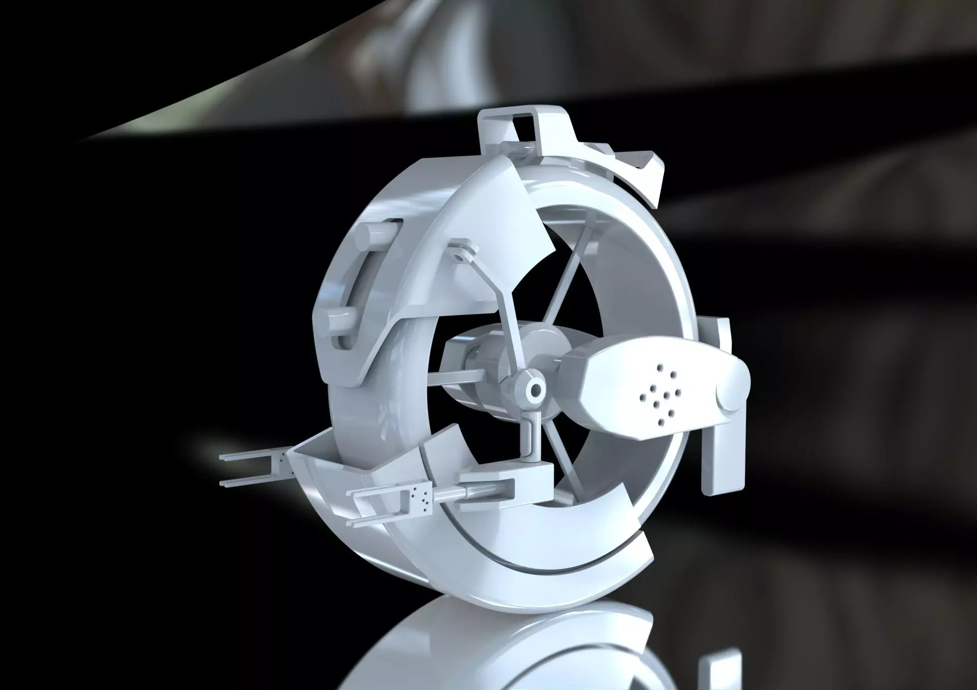 droid turbo scifi mech  3D model_0