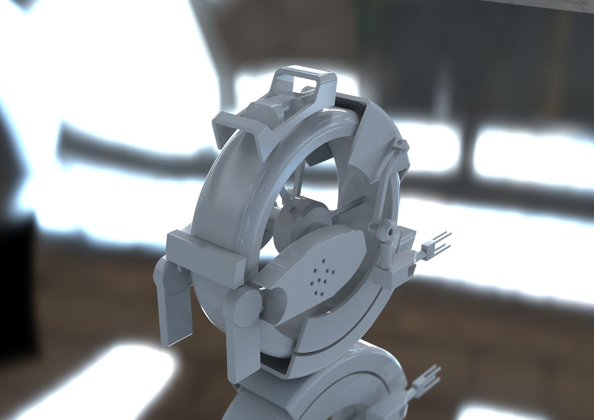droid turbo scifi mech  3D model_2