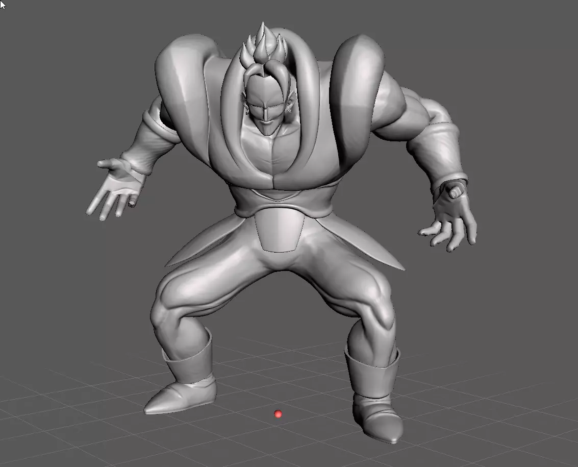 Android 16 Dragon Ball 3D Model 3D print model_0