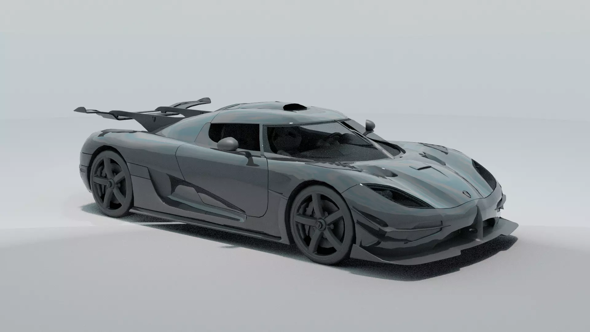 Koenigsegg Agera Free low-poly 3D model_0