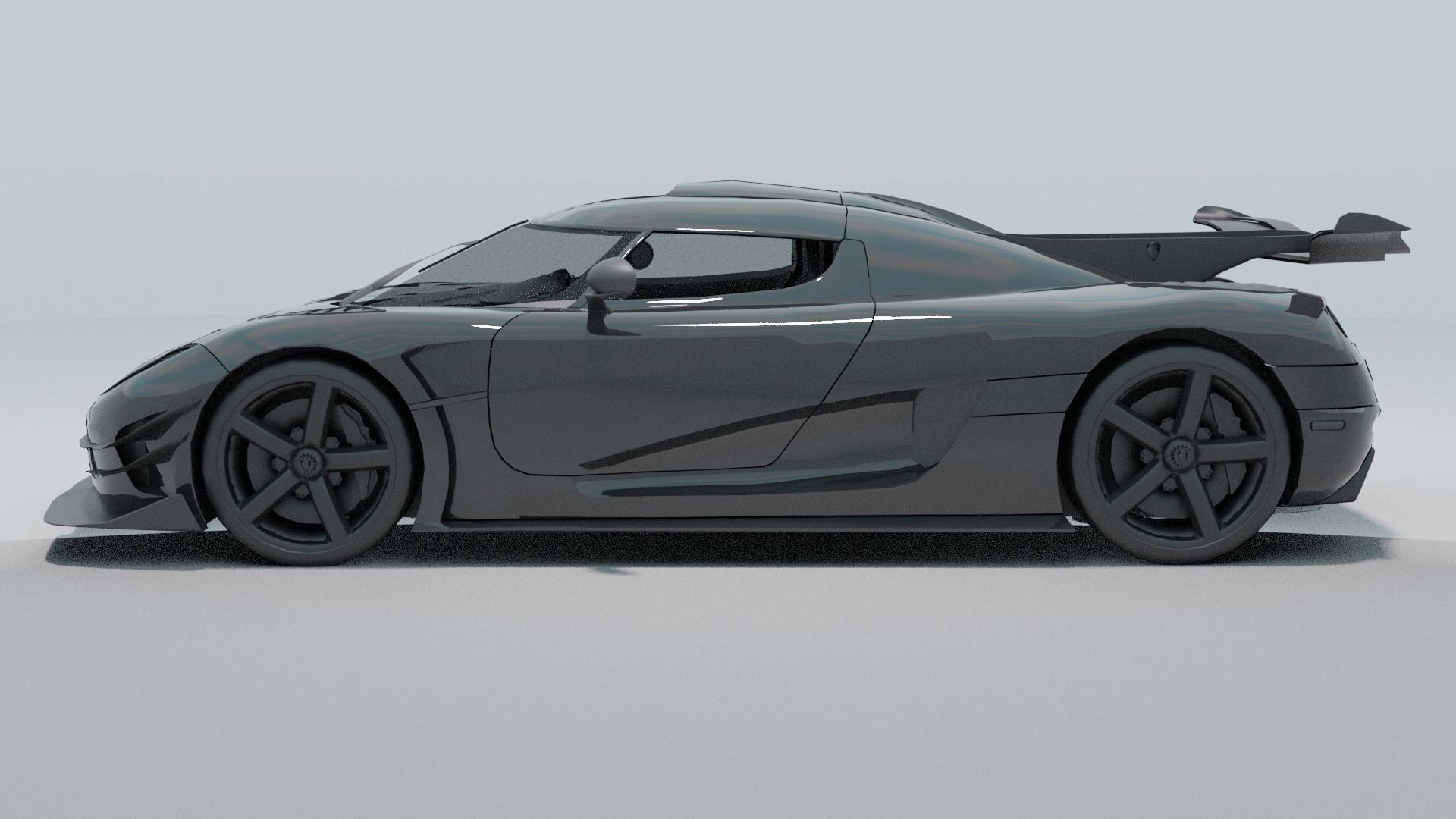 Koenigsegg Agera Free low-poly 3D model_1