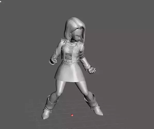 Android 18 Dragon Ball 3D Model