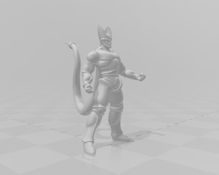 Cell Second form Dragon Ball 3D Model 3D print model_1