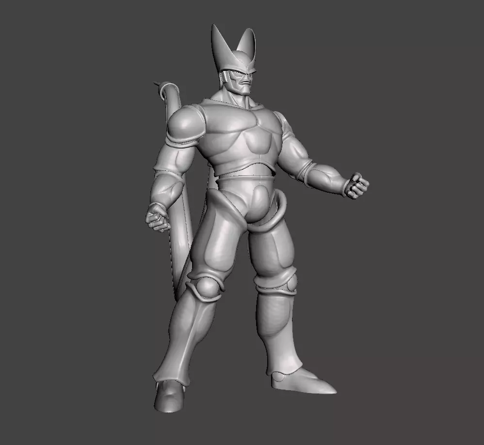 Cell Second form Dragon Ball 3D Model 3D print model_0