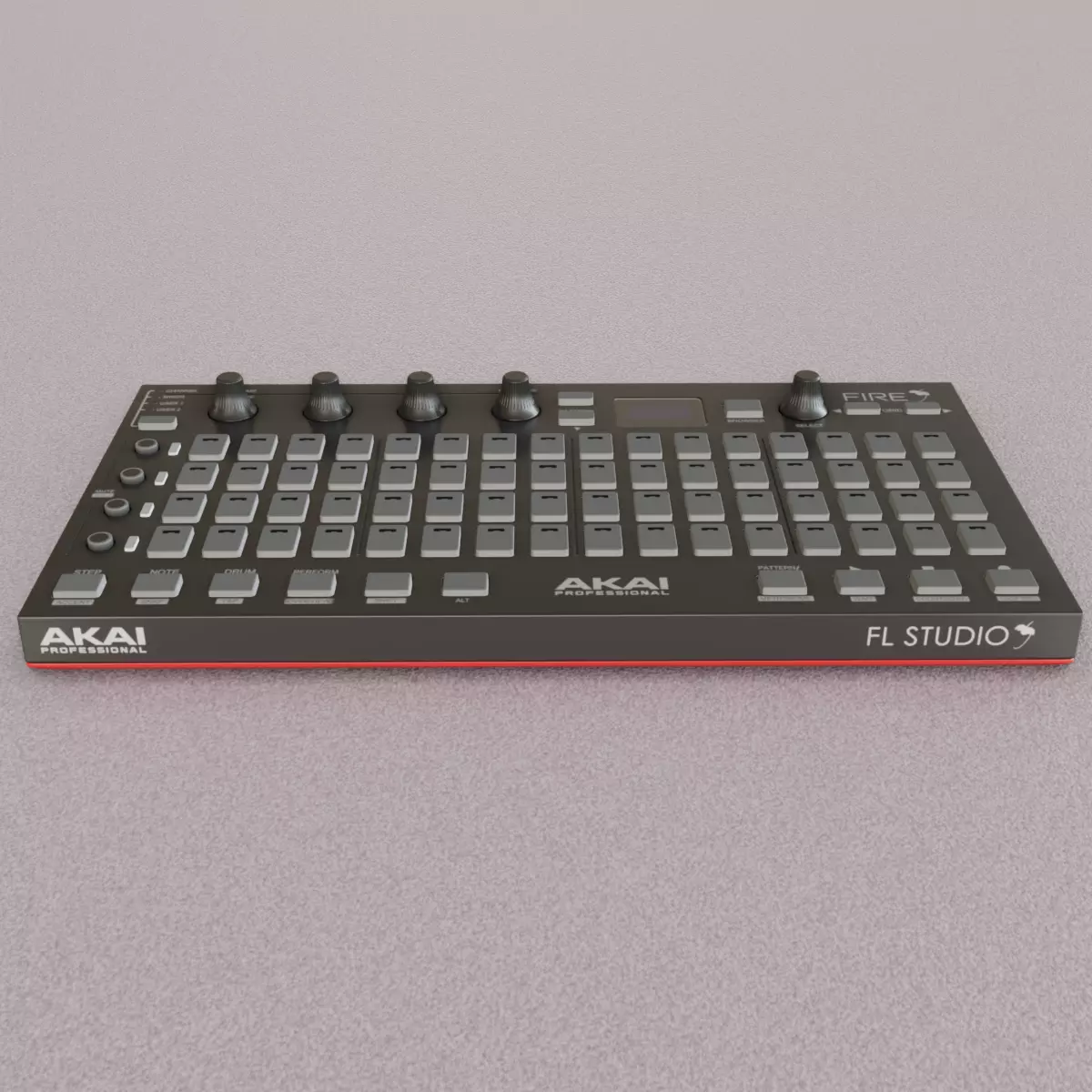 Akai Professional Fire USB MIDI Controller  3D model_0