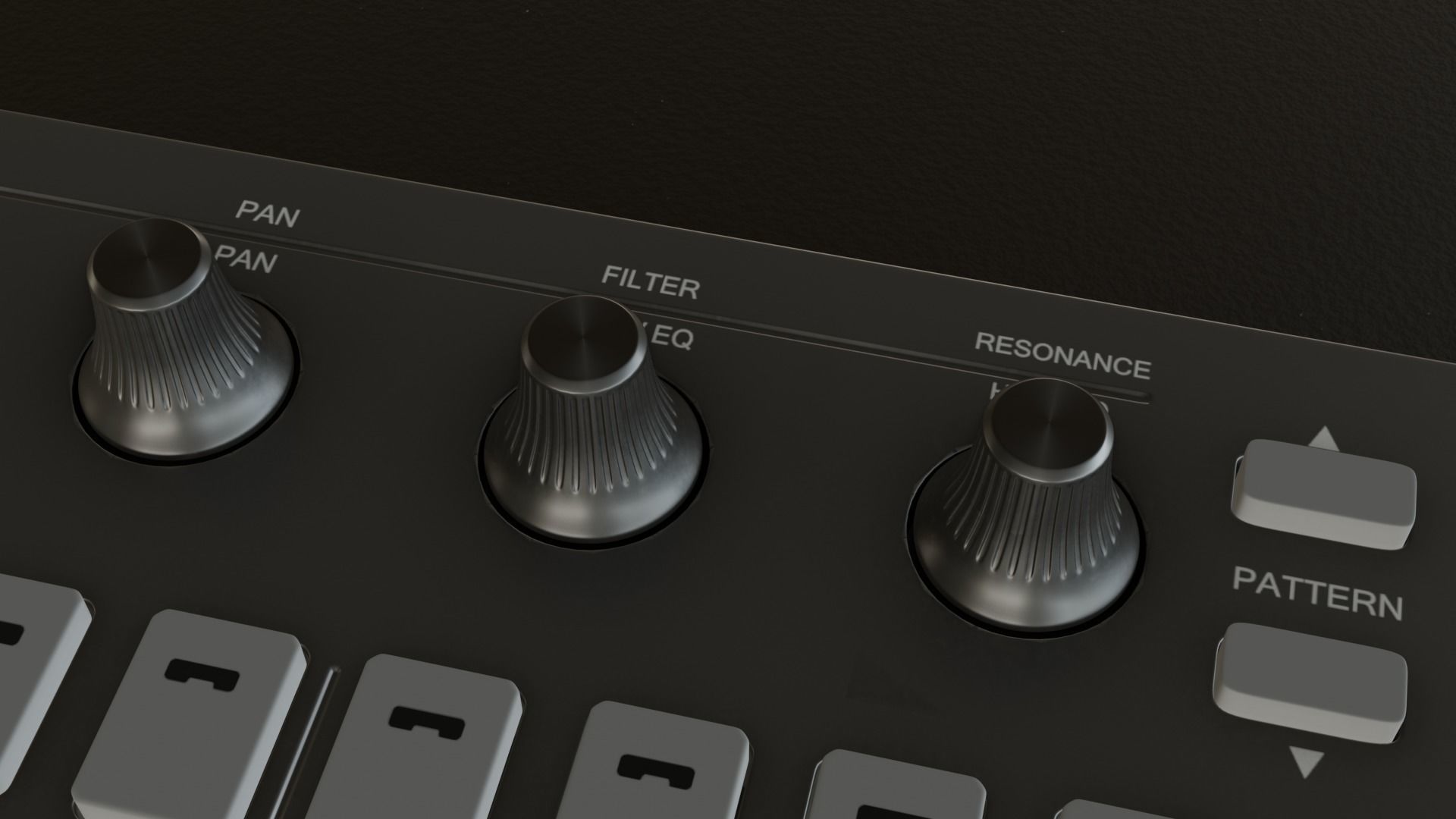  Akai Professional Fire USB MIDI Controller  3D model_6