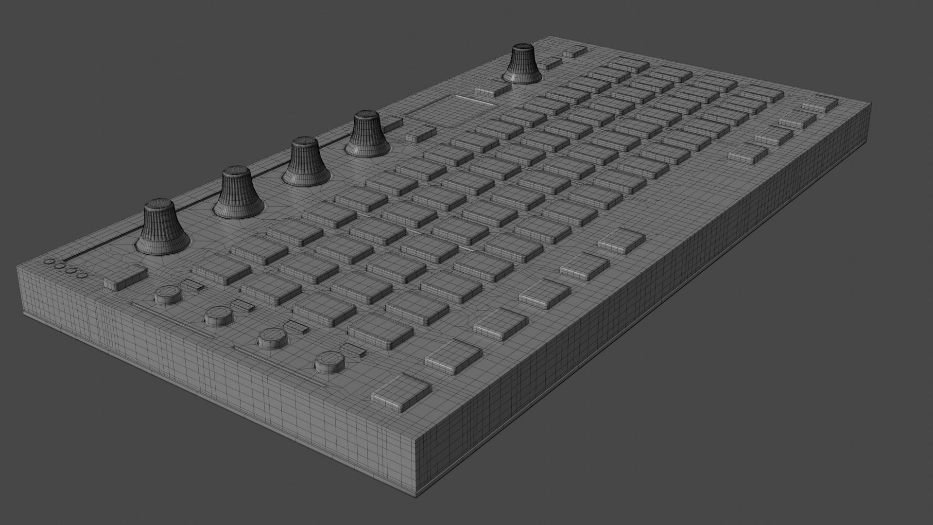  Akai Professional Fire USB MIDI Controller  3D model_11