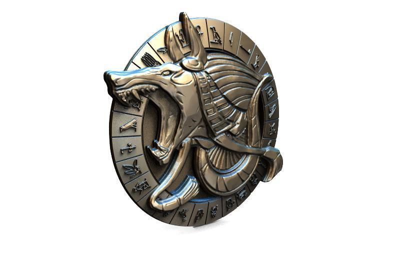 Anubis pendant 3D print model_6
