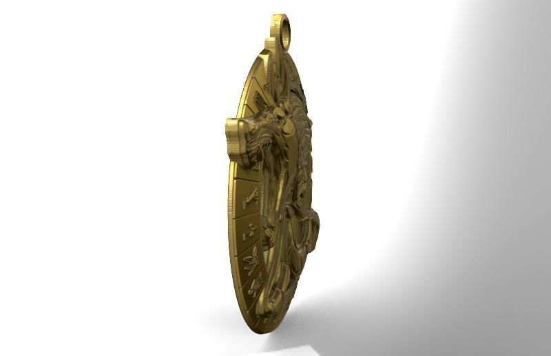 Anubis pendant 3D print model_1