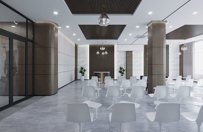 conference room  meeting  lobby 3D model