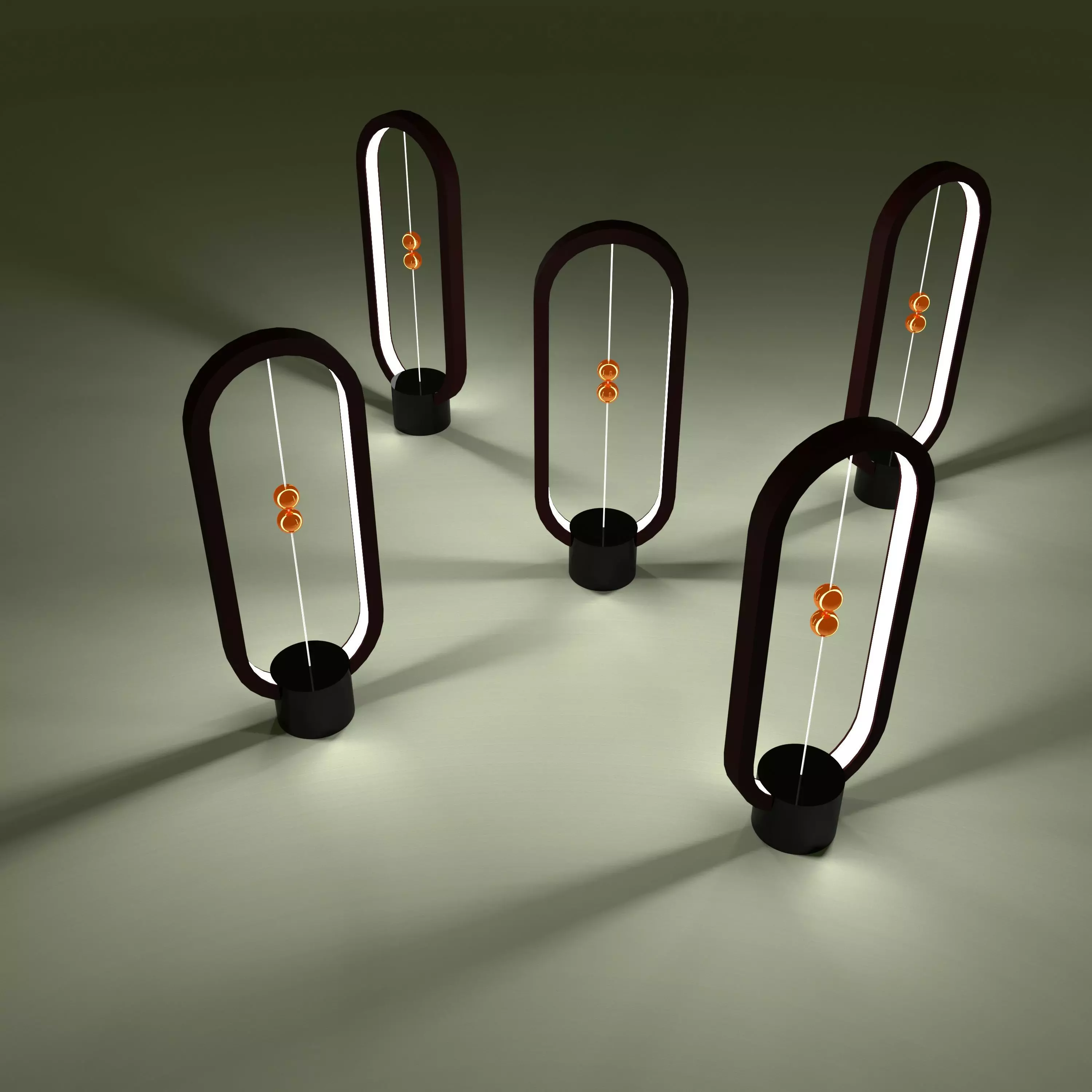 Modern Lamp Free 3D model