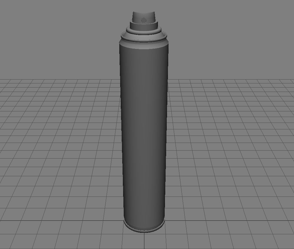 Aerosol Can 3D Model Low-poly 3D model_5