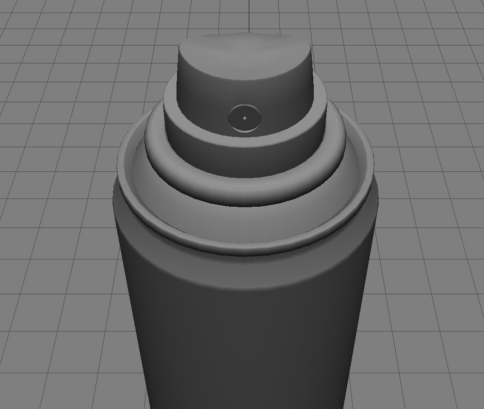 Aerosol Can 3D Model Low-poly 3D model_2