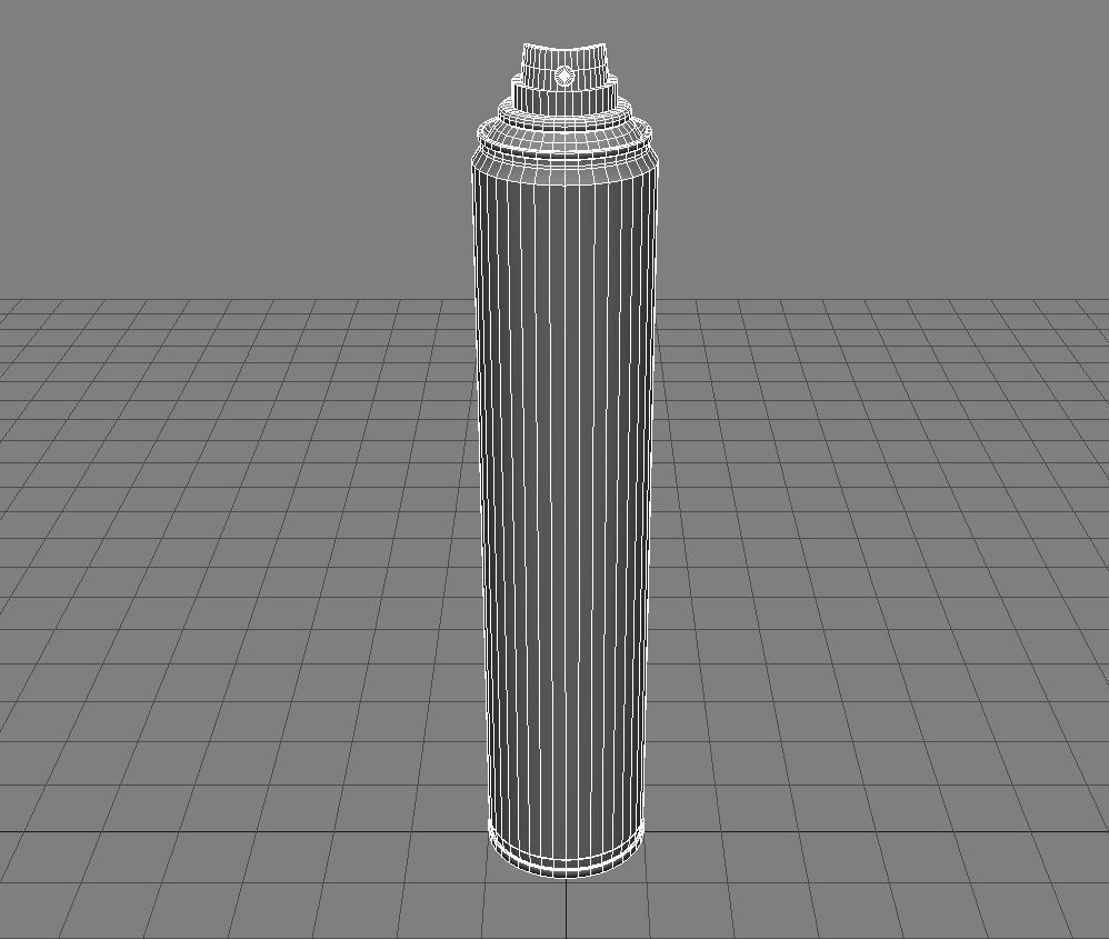 Aerosol Can 3D Model Low-poly 3D model_6