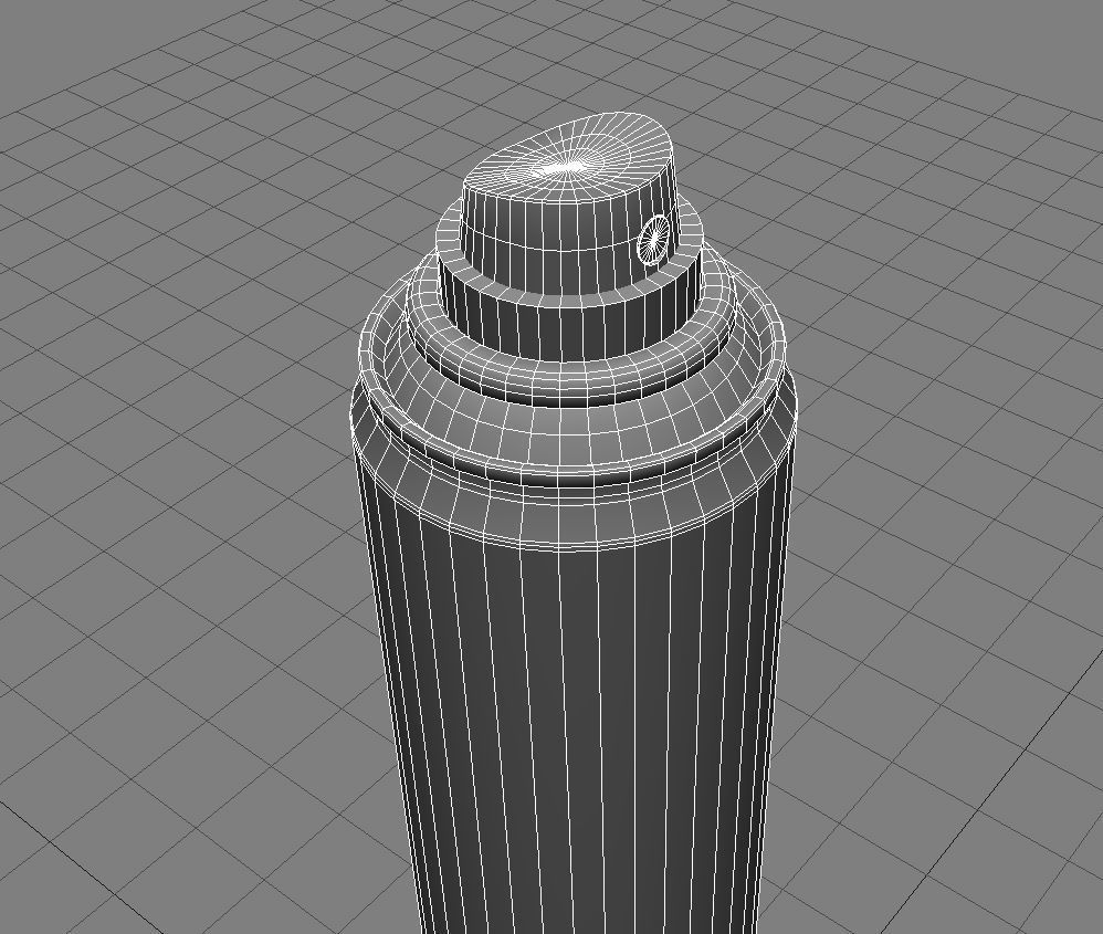 Aerosol Can 3D Model Low-poly 3D model_8