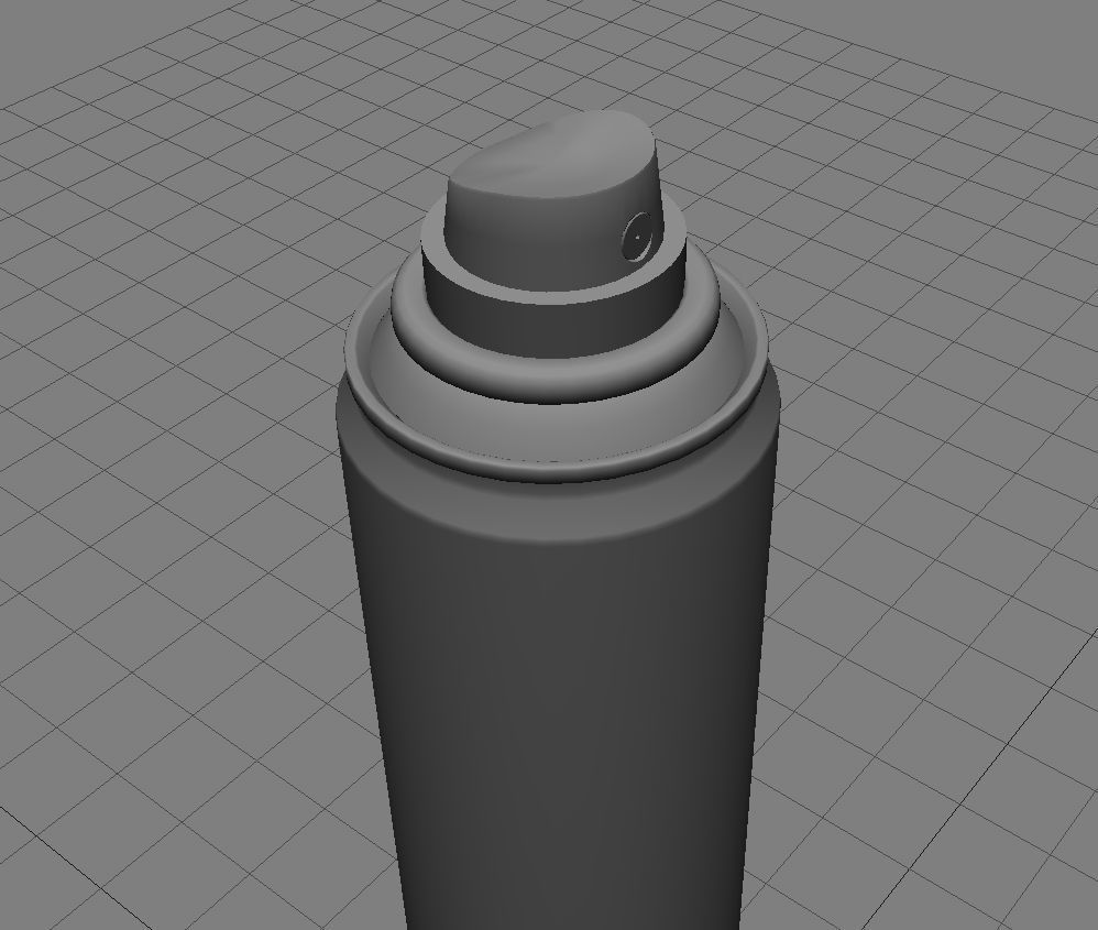 Aerosol Can 3D Model Low-poly 3D model_7