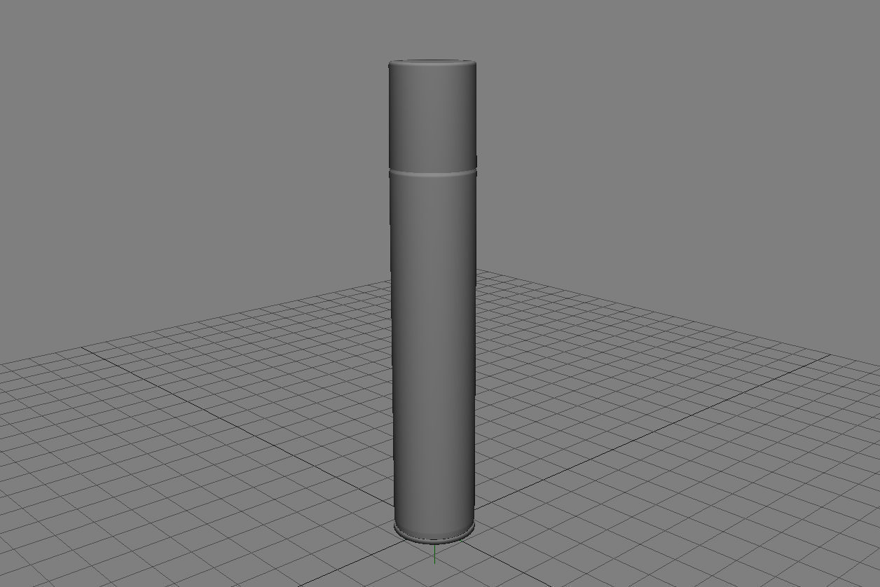 Aerosol Can 3D Model Low-poly 3D model_3